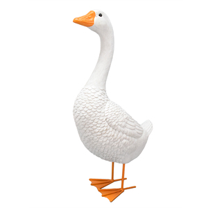 Factory Large Farm Lifelike Animal <strong>Duck</strong> Waterproof Yard <strong>Garden</strong> Home Porch Decor Resin Statue Goose Figurine - Product Image 4