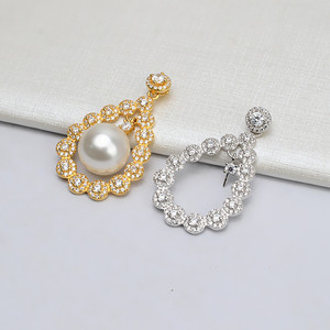 Soporte para Colgante de Plata S925 Retro Hecho a Mano, Estilo Palacio, Accesorios de Joyería de Perlas DIY, Perlas Sueltas para Mujer, Producto Semiacabado - Product Image 1