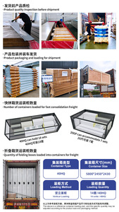 Casa Móvil Plegable, Unidad de Vivienda en Contenedor, Casa Contenedor de Ensamblaje Rápido, Casa Prefabricada de Paneles, Dormitorio para Obras de Construcción - Product Image 6