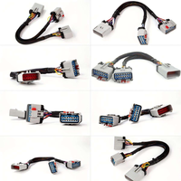 Kabel Y Splitter RP1226 1 Male ke 2 Female 14PIN Konektor Harness Diagnostik Truk untuk ELD GPS Tracker
