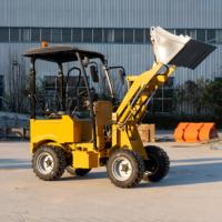 Backhoe Skid Steer Loader Euro 5 Baru CE EPA 400kg Mini Wheel Loader Listrik untuk Transportasi Kargo dan Mesin Pertanian