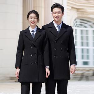 <span class=keywords><strong>Manteau</strong></span> en laine pour hommes et femmes, vêtements de travail professionnels rembourrés en coton pour l'hiver, vêtements de travail pour banque, boutique 4S, <span class=keywords><strong>manteau</strong></span> en laine. - Product Image 4