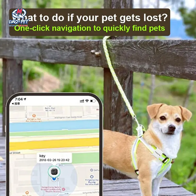 GPS Tracker vật nuôi Tracker cho airtags con chó cổ áo GPS theo dõi thiết bị Mini GPS Dog Tracker