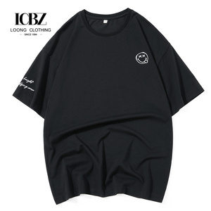 <span class=keywords><strong>T</strong></span>-<span class=keywords><strong>shirt</strong></span> en coton tricoté à manches courtes pour homme, vente en gros d'usine, 180g, impression <span class=keywords><strong>photo</strong></span>, séchage rapide, écologique, coupe oversize, logo <span class=keywords><strong>personnalisable</strong></span> - Product Image 2
