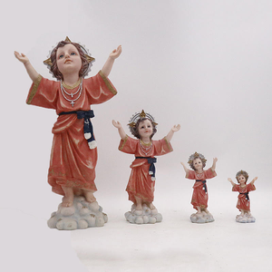 Hand-Painted Resin Religious Child Infant <strong>Jesus</strong> Statue Holy Santo Divino Nino Statue Catholic <strong>Figurine</strong> Home Church Decor <strong>Jesus</strong> - Product Image 4