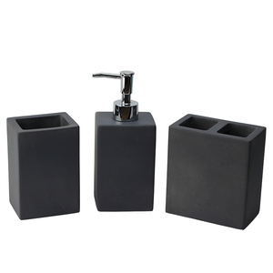 BX Group-accesorios para <span class=keywords><strong>baño</strong></span>, piedra fría, cemento azul, dispensador de jabón, <span class=keywords><strong>juego</strong></span> de mesa - Product Image 4
