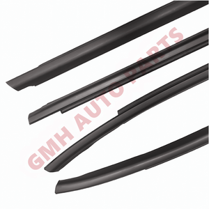 Cintura per porta esterna nera e cromata Set 4 pezzi per Hyundai <span class=keywords><strong>Tuscon</strong></span> IX35 2010-2017 OE #82210 83210-2S000 - Product Image 4