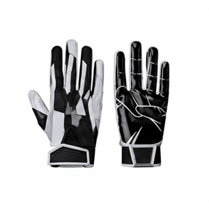 Customized Color Breathable Professional Football Receiver Gloves Anti Slip Sticky Silicon Grip American Football Gloves - Product Image 5