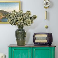 Bunga Hydrangea Sutra Buatan BBGS - Dekorasi Rumah Mewah Bergaya Vintage untuk Musim Semi, Natal, Ulang Tahun, Pernikahan Model 1047548161576