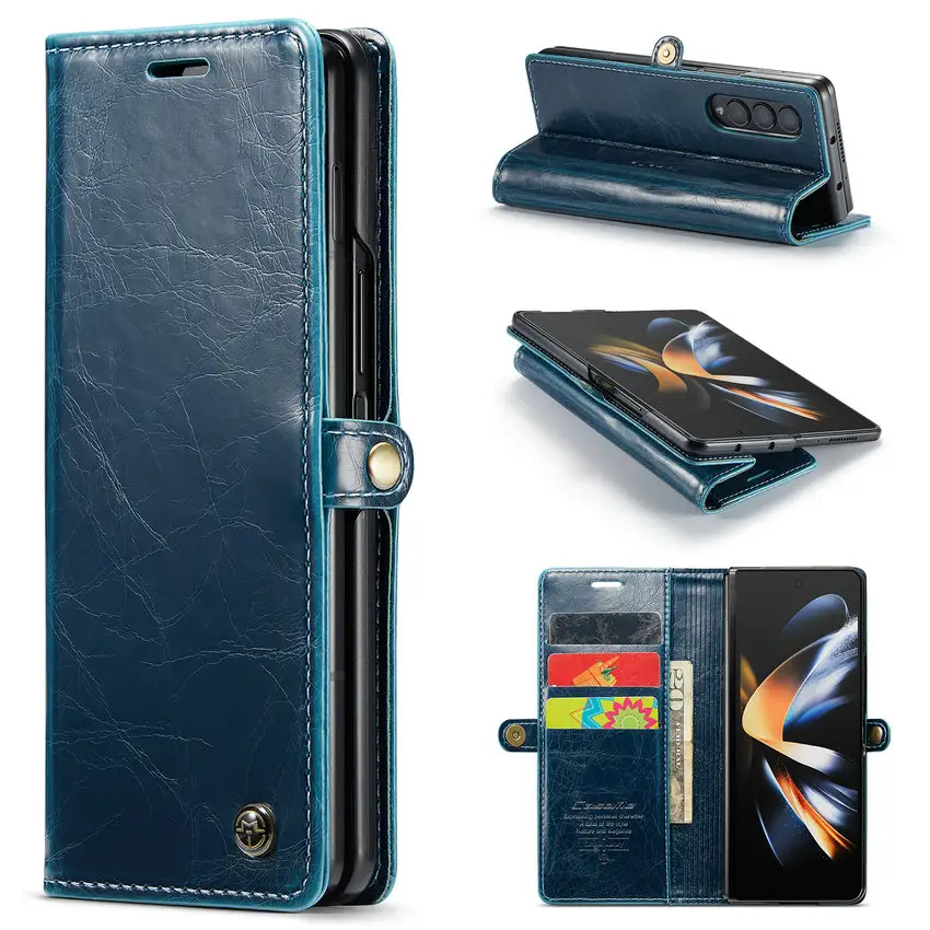 DG.Ming nuovo Online per Samsung Galaxy Z fold 5 4 3 custodia con 3 in 1 slot per carte di credito ID rimovibili Cover per Galaxy Z fold 5 4