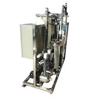 Système de purification d'eau contrôlé par PLC 250L/H avec filtre à membrane d'ultrafiltration Garantie 1 an
