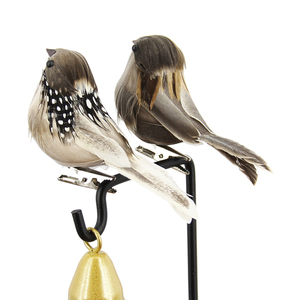Servicio Integral de Aves Artificiales de Espuma con Plumas Vívidas, <span class=keywords><strong>Mini</strong></span> Aves Decorativas de Imitación, Modelo de Pájaro para Manualidades, Gorrión, Envío Gratis - Product Image 5