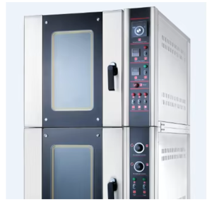 Vigevr-Horno eléctrico combinado de gas de convección de aire caliente con caja de fermentación de 5 bandejas, máquina de panadería - Product Image 1