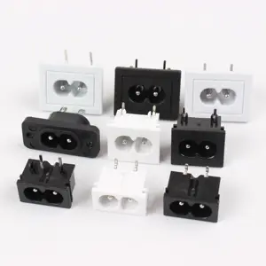 AC Power Socket 2 Pin, Female /Electric Socket /Universal Switch Socket Outlet