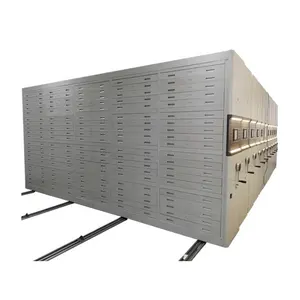 High density mechanical mobile compactor system A0 A1 blueprint paper flat file filing storage cabinet