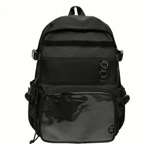 The New 2025 Casual and Fashionable Detachable Transparent Two-piece Functional Computer <b>Backpack</b> for Female <b>College</b> Students - Product Image 1
