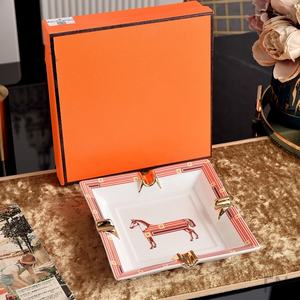 Juego de Ceniceros de Cerámica de Estilo Europeo Moderno y Lujoso para el Hogar, Sala de Estar, Regalo - Product Image 3