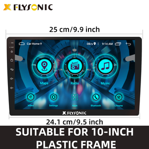 Flysonic Thiết Kế Mới Nhất 10.1 Inch Android 2DIN MP5 Player OEM & ODM Đa Ngôn Ngữ Car <span class=keywords><strong>Radio</strong></span> Giá Cả Cạnh Tranh Car DVD Player - Product Image 3