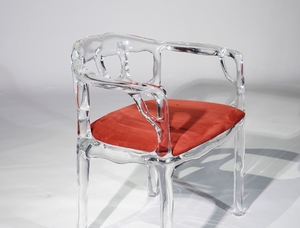 Silla Moderna de Acrílico Transparente, Diseño Minimalista, Muebles Contemporáneos para Sala de Estar, <span class=keywords><strong>Comedor</strong></span>, Decoración del Hogar - Product Image 2