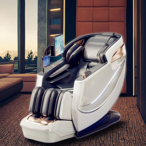 Sillón <span class=keywords><strong>de</strong></span> <span class=keywords><strong>Masaje</strong></span> Eléctrico <span class=keywords><strong>de</strong></span> Lujo Automático 4D con Función Musical, <span class=keywords><strong>de</strong></span> Cuero PU, <span class=keywords><strong>Gravedad</strong></span> <span class=keywords><strong>Cero</strong></span>, Multifuncional para Todo el Cuerpo - Product Image 1