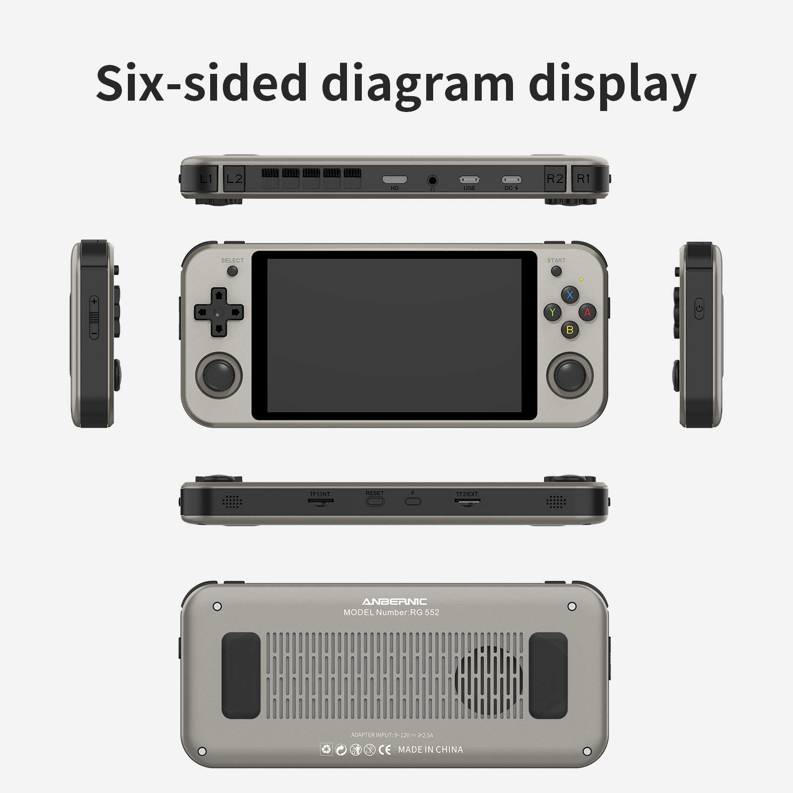 【NOAH様限定】Anbernic RG552 Amazon.com: RG552 Handheld Game Console , RK3399 Chip Dual