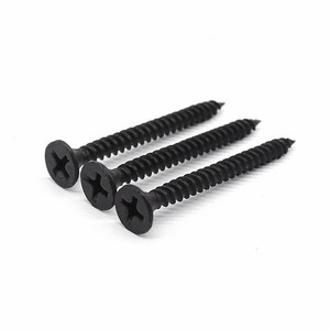 Tornillos autorroscantes para paneles de yeso Tratamiento de fosfatación de cabeza avellanada empotrada en cruz para fijación de placas de yeso Medición métrica