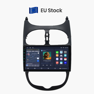 Reproductor de DVD para Auto Junsun de 9'' con Android, Radio para Auto para Peugeot 206 2001-2008, Navegación, Autoradio para Peugeot 206, Unidad Principal con GPS - Product Image 1