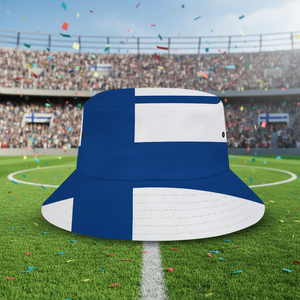 Chapeau de pêcheur unisexe d'été pour la plage, casquette de plage avec drapeau finlandais, chapeau bob pour hommes et femmes pour les voyages - Product Image 3