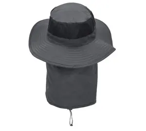 Topi Ember Golf Topi Kawat Topi Wajah Kustom untuk Pria Bordir Logo Tahan Air Topi Memancing Unisex Topi Ember Nelayan
