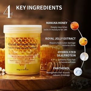 Mascarillas Capilares de Marca Privada con Pantenol para Fortalecimiento, Control del Frizz, Acondicionamiento Profundo, Reparación Botánica Profunda y Proteína - Product Image 3