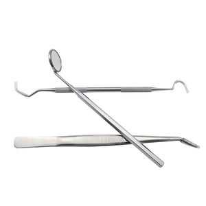 Kit de espelho dental para dentes, espelho de boca para laboratório dentista, ferramenta de escolha, raspador de dentes, conjunto de ferramentas para dentistas - Product Image 2