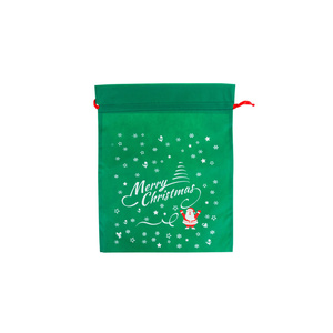 Sac cadeau de Noël Jolly Santa Claus pour l'emballage de cadeaux de fête, la distribution de cadeaux, les célébrations familiales et la décoration saisonnière - Product Image 1