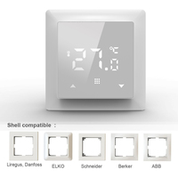Termostato Inteligente WiFi Hysen HY516 Tuya, 3A/16A Opcional, Calefacción por Suelo Radiante Eléctrica/de Agua, Caldera de Gas, Regulador de Temperatura para el Hogar