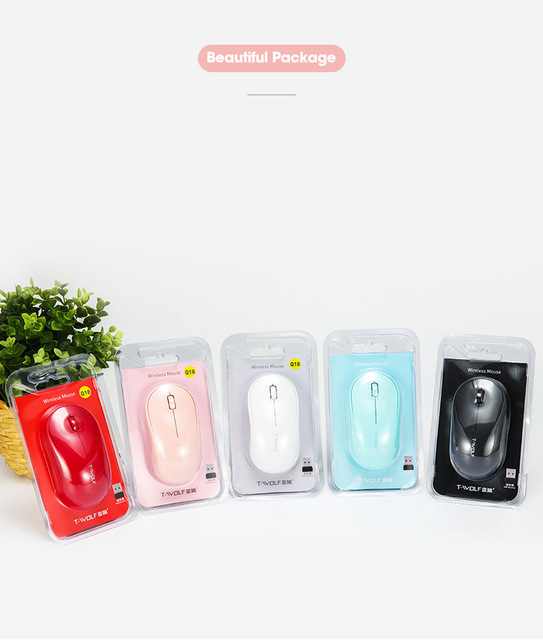 Factory Custom Wireless Optical LED Mouse 2.4G 10M Stable Ergonomic Right-Hand Lightweight Travel Size Universal Compatibility