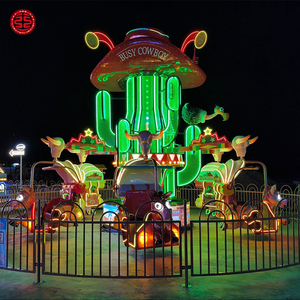 Venta caliente 360 grados <span class=keywords><strong>de</strong></span> rotación Parque <span class=keywords><strong>de</strong></span> atracciones Paseo Adultos y niños Paseos Busy Cowboy para la venta - Product Image 3