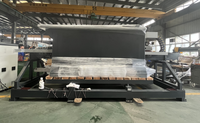 JZH-600-5A de table rotative hydraulique 0-85 ° Machine de découpe et de perçage de pierre à pont infrarouge à 5 axes avec lame de scie