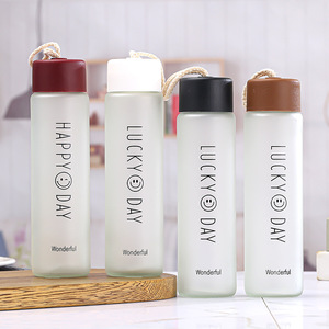 Smoon Sales Promotion Vacuum 360Ml Custom Logo Clear Bpa Free Glass <strong>Princess</strong> <strong>Water</strong> <strong>Bottle</strong> - Product Image 5