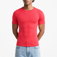 T-shirt de sport slim fit pour homme, tissu léger de haute qualité, séchage rapide, respirant, design OEM personnalisé, t-shirts de course et d'entraînement