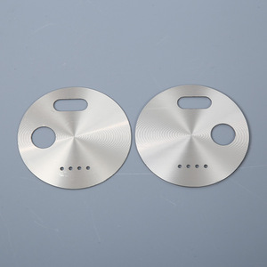 Plaques signalétiques en aluminium personnalisées, colorées, motif CD, anodisées, haute brillance, pour emballage, usinées CNC, origine Wenzhou - Product Image 3