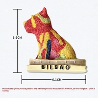 Aimant de réfrigérateur personnalisé Espagne Bilbao, aimant de réfrigérateur 3D, souvenir de voyage, cadeau, décoration, aimant de réfrigérateur promotionnel