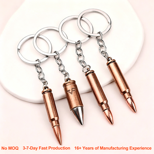 Llavero Metálico Único y Adorable con Diseño de Bala, Llavero Duradero de Cross Fire, Anillo Metálico para Llaves, Regalo para Fans de Videojuegos, Souvenir al por Mayor - Product Image 1