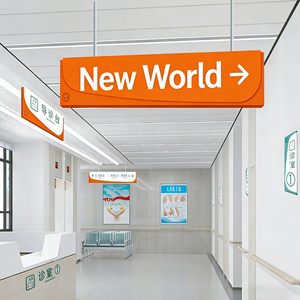 Señales de Orientación Personalizadas para Campus Universitarios con Flechas Direccionales para Dormitorios, Bibliotecas y Cafeterías - Product Image 4