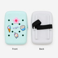 Pochette personnalisée en silicone pour gobelet avec poche pour téléphone et cartes, sac de rangement pour tasses avec breloques interchangeables
