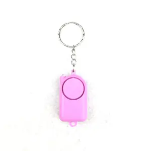 Self Defense Alarm Women Anti-rape Alarm Key Chain Personal Security Alarm With LED Light