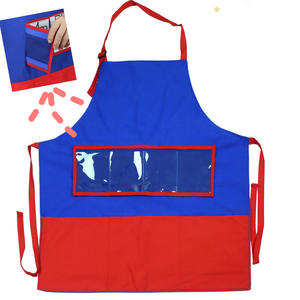 Kindergarten Picture Book Library English Classroom Teaching Bib <strong>Apron</strong> Pockets Parent-<strong>Child</strong> Interactive Expansion Performance - Product Image 2