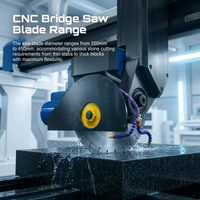 Scie à pont professionnelle 5+1 à commande numérique CNC pour la découpe du marbre avec ventouse à vide pour une efficacité de transfert des matériaux