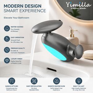 Rubinetto Miscelatore Monocomando Moderno Estraibile Caldo/Freddo per Lavabo Bagno, Ideale per Arredamento Casa Moderna - <span class=keywords><strong>Vendita</strong></span> all'Ingrosso - Product Image 1