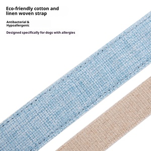 Eco-Friendly Nylon <strong>Dog</strong> <strong>Collar</strong> Button Closure Adjustable Pet <strong>Collar</strong> Small Medium Large <strong>Dogs</strong> Solid Pattern Custom Logo Available - Product Image 4