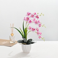 Nieuwe aanwinst decoratie bloemen orchidee binnenplant kunstplant pot simulatie Phalaenopsis orchidee planten bonsai