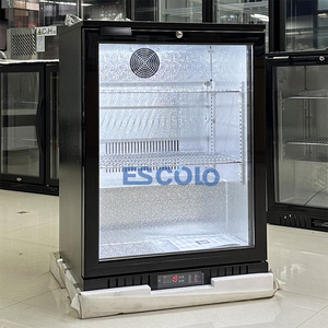Mini refrigerador portátil, pequeña puerta de vidrio individual, botella de <span class=keywords><strong>Cocacola</strong></span>, pantalla de bebida, escaparate de agua Mineral, <span class=keywords><strong>nevera</strong></span> para exterior - Product Image 3